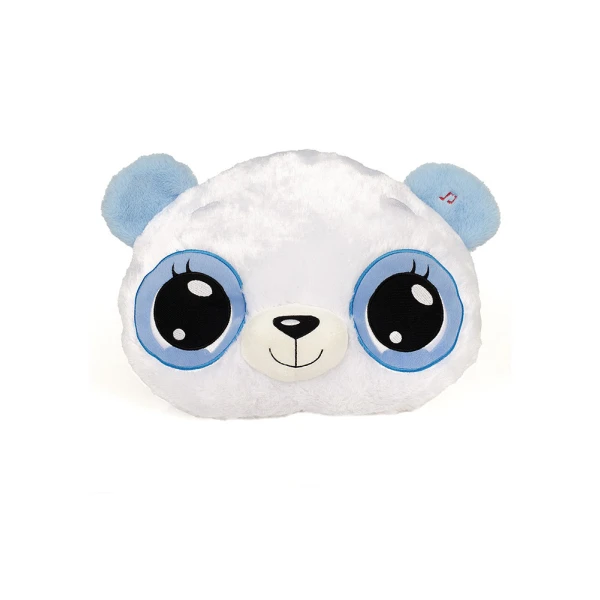 PLUSH PILLOW PANDA HUGZZZ 35 cm WITH MUSIC AND LIGHT