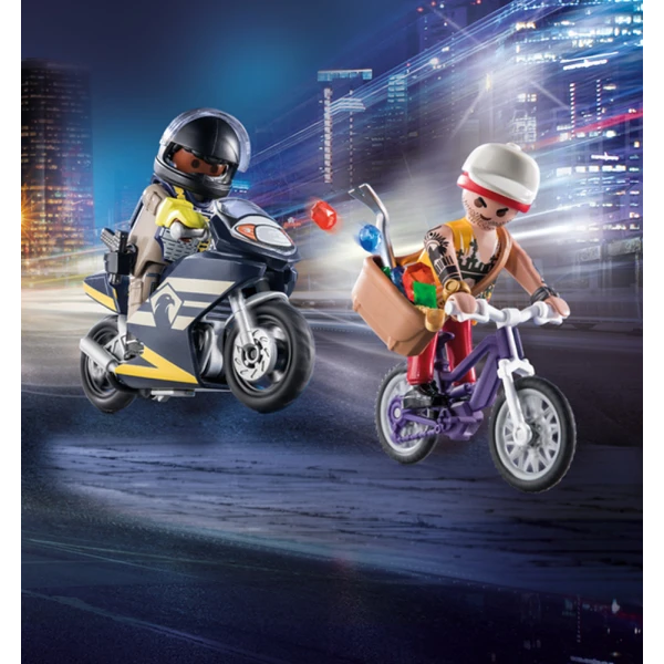PLAYMOBIL CITY ACTION STARTER PACK SPECIAL FORCES AND THIEF