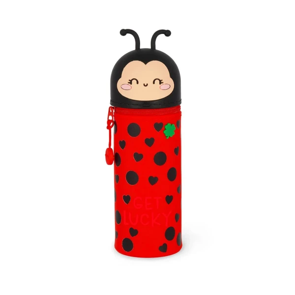 LEGAMI 2 IN 1 SILICONE PENCIL CASE KAWAII - LADYBUG