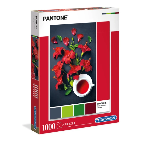 CLEMENTONI PUZZLE PANTONE RED HIBISCUS 1000 PCS
