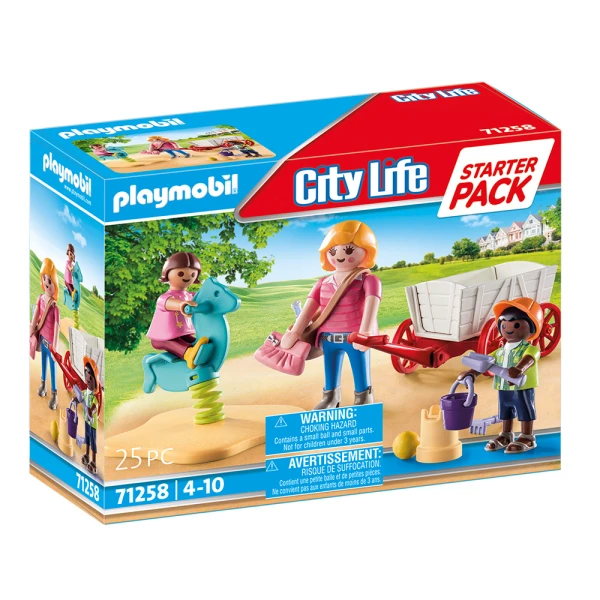 PLAYMOBIL CITY LIFE STARTER PACK ΝΗΠΙΑΓΩΓΟΣ ΜΕ ΠΑΙΔΑΚΙ ΚΑΙ ΚΑΡΟΤΣΑΚΙ