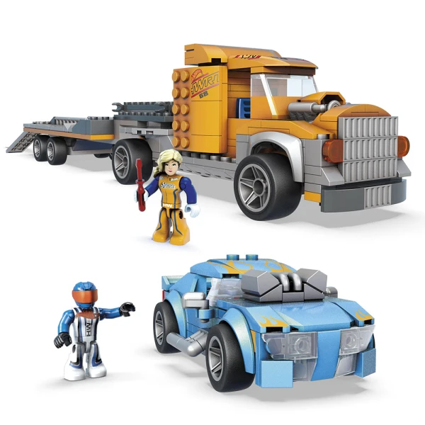 MEGA BLOKS HOT WHEELS TWINDUCTION HAULER PACK 300 pcs