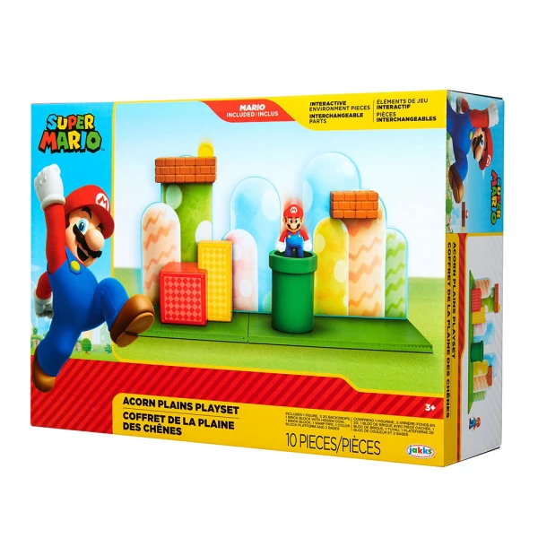 SUPER MARIO ACORN PLAINS PLAY SET