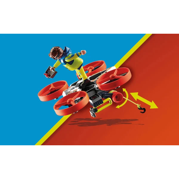 PLAYMOBIL CITY ACTION DIVER RESCUE WITH DRONE