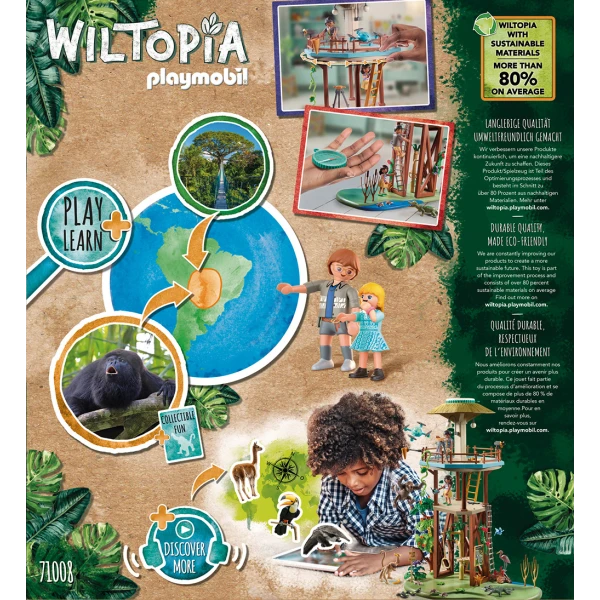 PLAYMOBIL WILTOPIA ΠΑΡΑΤΗΡΗΤΗΡΙΟ ΜΕ ΠΥΞΙΔΑ