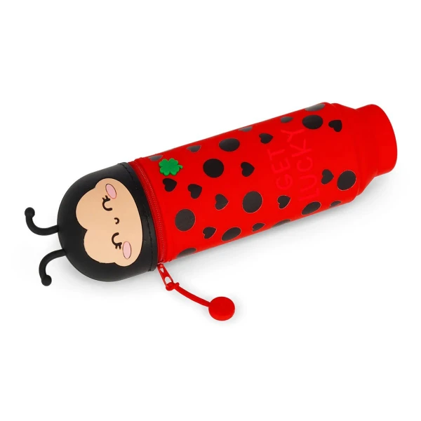 LEGAMI 2 IN 1 SILICONE PENCIL CASE KAWAII - LADYBUG