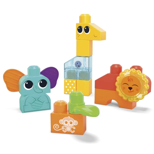 MEGA BLOCKS SENSORY LINE - SAFARI 15 pcs