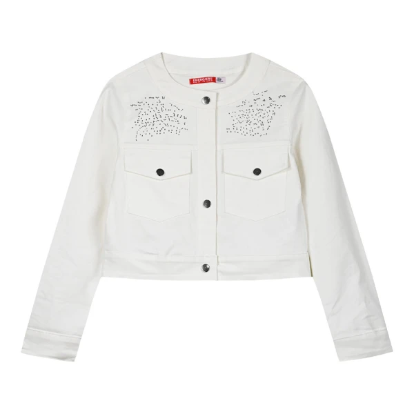 ENERGIERS GIRL\'S JACKET WHITE