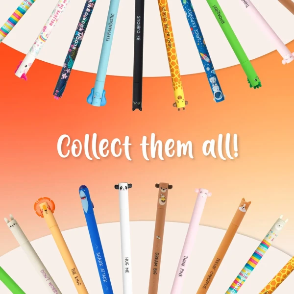 LEGAMI ERASABLE PEN BLACK - PANDA