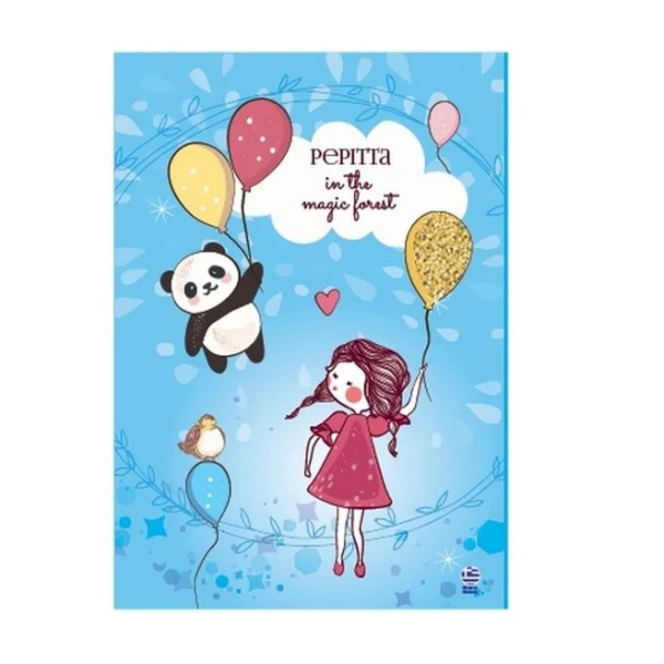 NOTEBOOK WITH PIN PEPITTA 17X24 STRIPED 40 SHEETS - VARIOUS DESIGNS