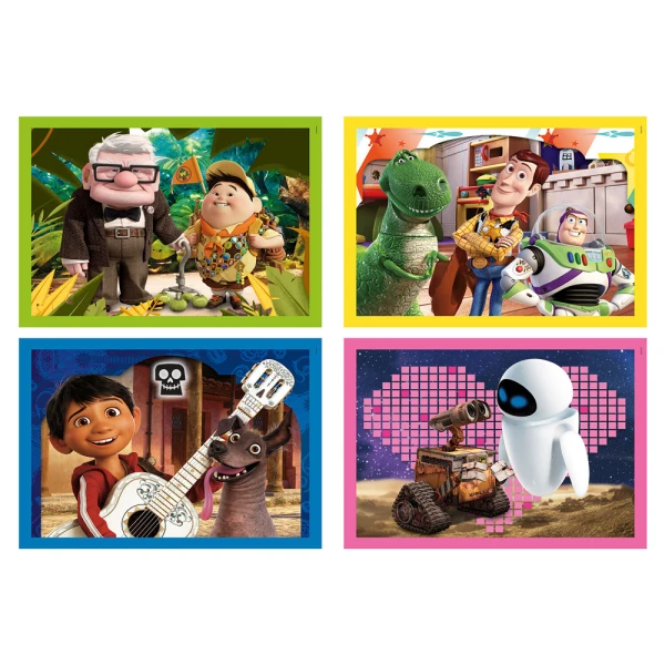 CLEMENTONI ΠΑΙΔΙΚΟ ΠΑΖΛ 4 ΣΕ 1 SUPER COLOR DISNEY PIXAR 12-16-20-24 ΤΜΧ