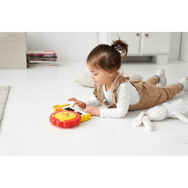 FISHER PRICE ΠΙΑΝΟ ΛΙΟΝΤΑΡΙ ΚΟΚΚΙΝΟ/ΚΙΤΡΙΝΟ (22292)