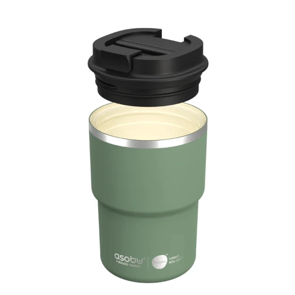 ASOBU COFFEE EXRPESS TUMBLER 354ml GREEN