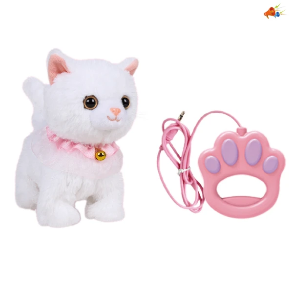 INTERACTIVE KITTY WITH VOICE CONTROLLED STRAP & SOUNDS