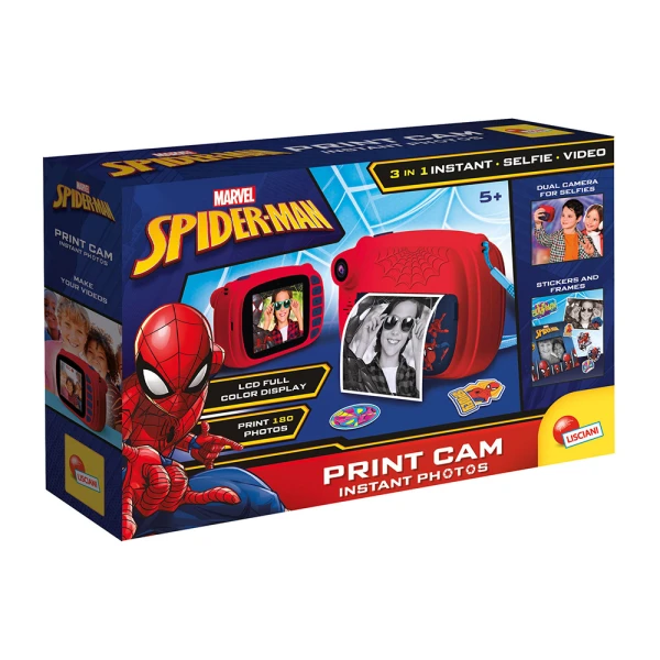 LISCIANI ELECTRONIC CAMERA SPIDERMAN PRINT CAM 