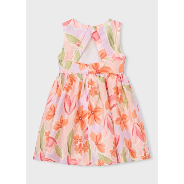 MAYORAL DRESS WITH PRINTS SOFT PINK