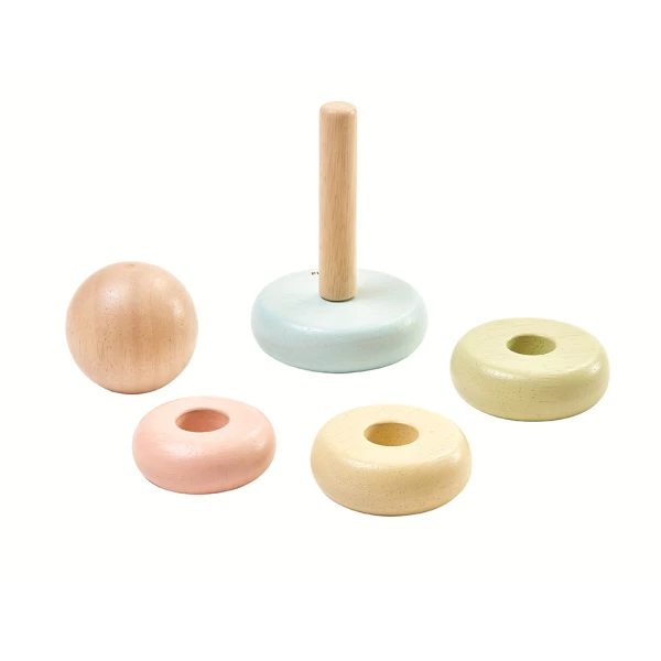 PLAN TOYS ΞΥΛΙΝΗ ΠΥΡΑΜΙΔΑ ΚΡΙΚΩΝ