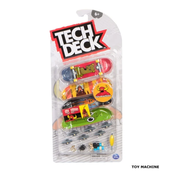 TECH DECK FINGERBOARD MINIATURE 4 pcs