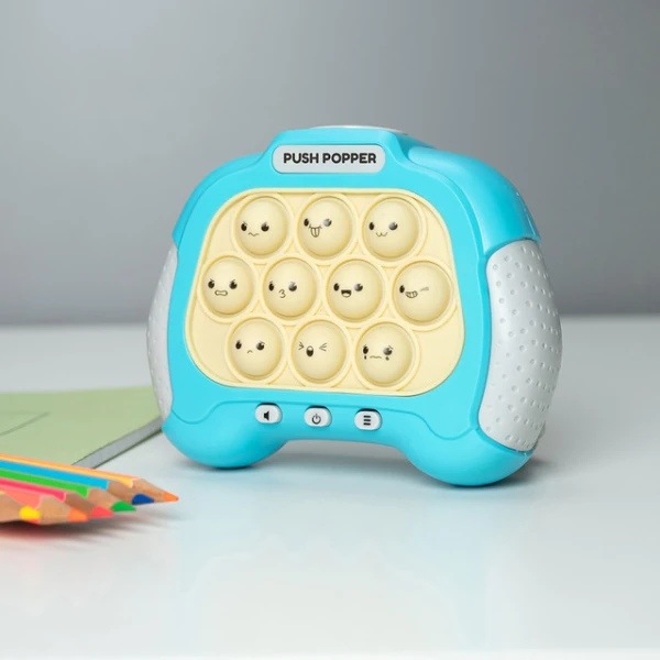 THE SOURCE PUSH POPPER GAME INTERACTIVE SKILLS GAME - BLUE