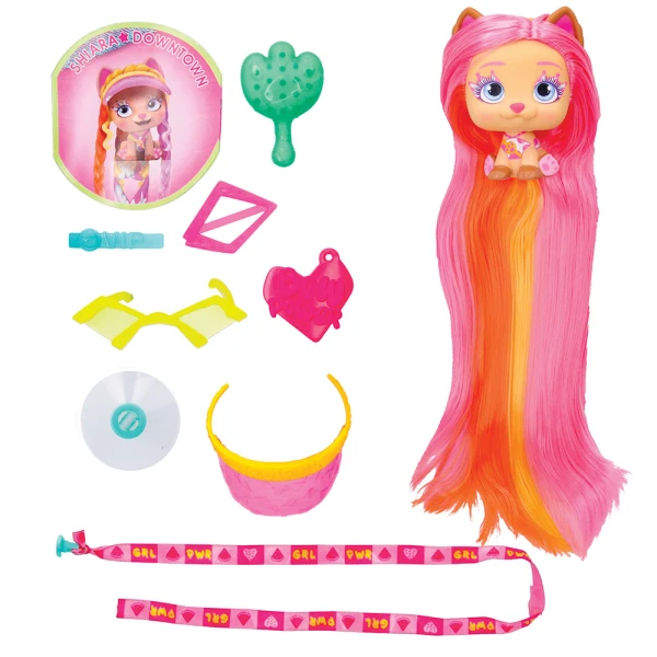 VIP PETS SERIES 3 BOW POWER COLLECTIBLE DOLL WITH EXTRA LONG HAIR - 6 DESIGNS