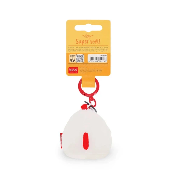 LEGAMI KEY RING SUPER SOFT PLUSH HEN
