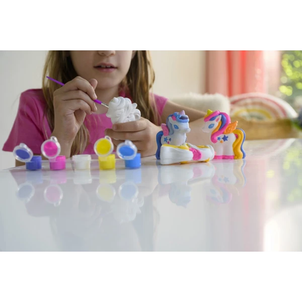 4M CONSTRUCTION 3D UNICORNS WITH GLITTER