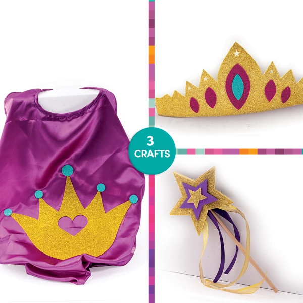 AS CRAFT PRINCESS DIY TOY WITH 3 CRAFTS FOR AGES 3+