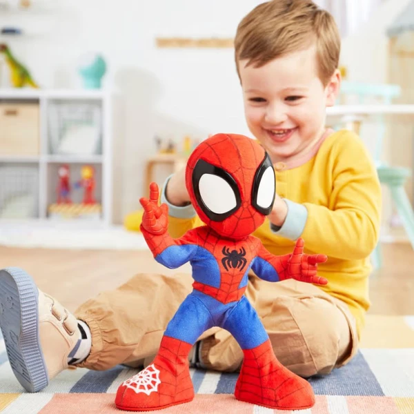 SPIDEY AND HIS AMAZING FRIENDS INTERACTIVE PLUSH DANCE N CRAWL SPIDEY