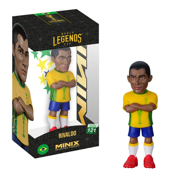 MINIX LEGENDS WORLD CUP BRAZIL FIGURE 12 cm RIVALDO