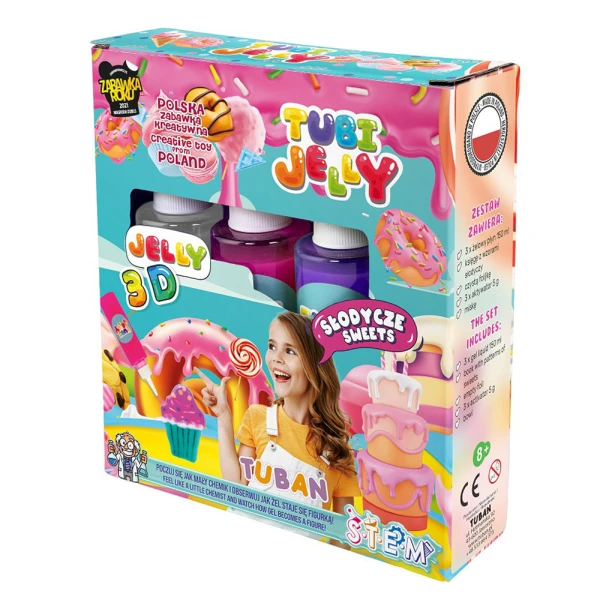 TUBAN SET TUBI JELLY SWEETS TO CREATE 3D GEL FIGURES