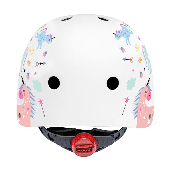 SHOKO PROTECTIVE HELMET WITH LIGHT - UNICORN SPARKLE
