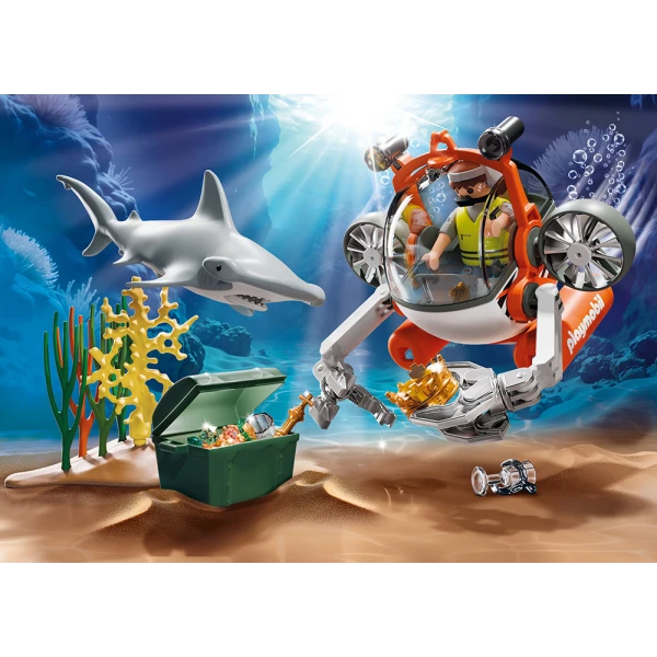 PLAYMOBIL ΥΠΟΒΡΥΧΙΟ ΚΥΝΗΓΙ ΘΗΣΑΥΡΟΥ 
