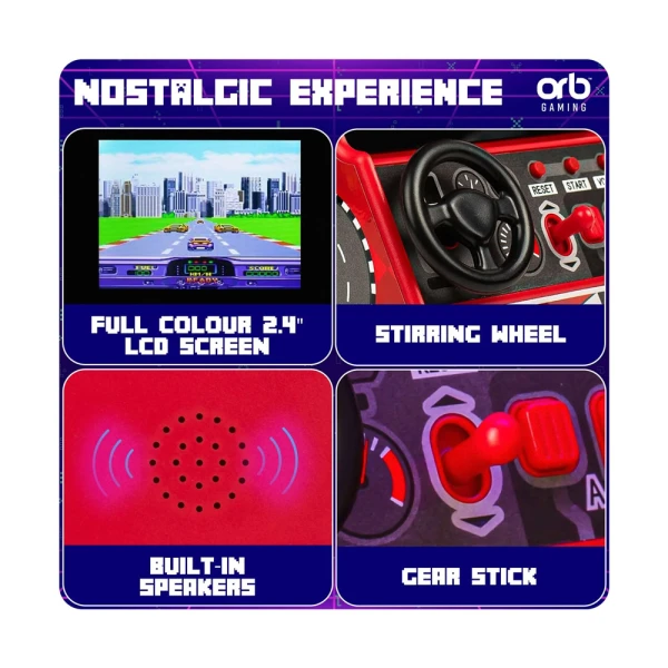 THUMBS UP - ORB RETRO MINI ARCADE RACING GAME