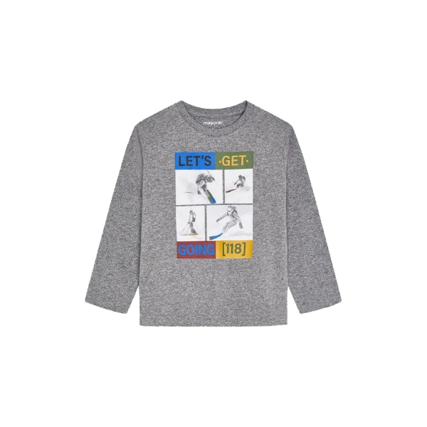 MAYORAL LONG SLEEVES BLOUSE SKIER GREY GRIND