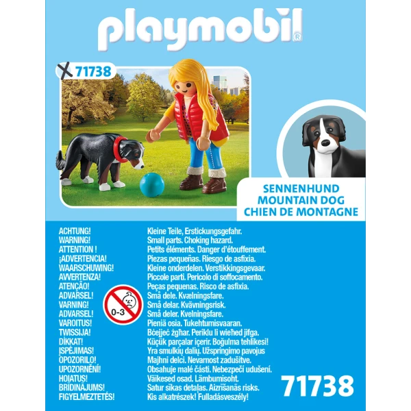 PLAYMOBIL MY LIFE ΓΥΝΑΙΚΑ ΜΕ ΟΡΕΙΝΟ ΣΚΥΛΟ ΜΠΕΡΝΙΖ