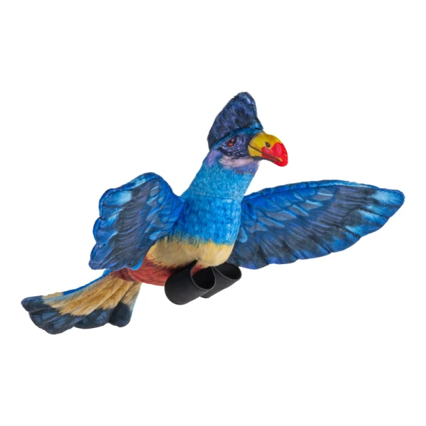 WILD REPUBLIC STUFFED ANIMAL RAINFOREST GREAT BLUE TURACO 11.4 cm