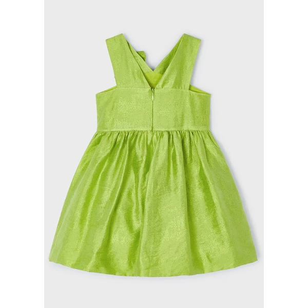MAYORAL DRESS FLOWERS 3D LIME