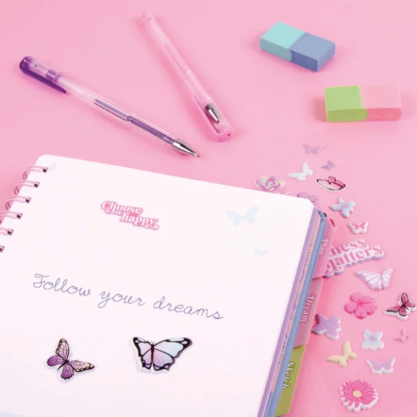 MAKE IT REAL BUTTERFLY DELUXE JOURNALING SET