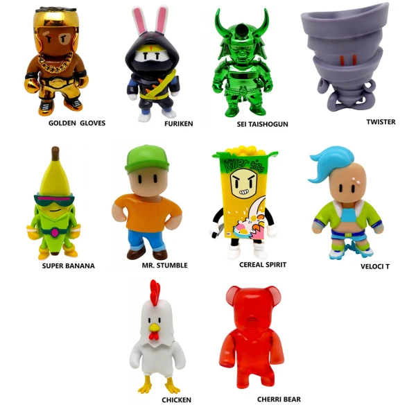 STUMBLE GUYS SERIES 2 3D MINI FIGURES SURPRISE IN FOIL BAG