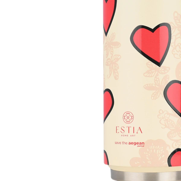ESTIA HOME ART TRAVEL CUP 500ml - TENDER LACE