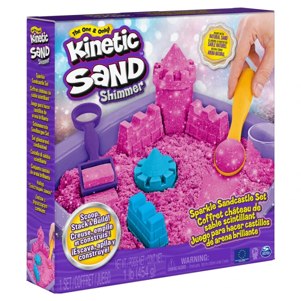 KNS KINETIC SAND GLITTER PINK