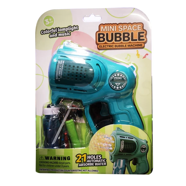 SOAP BUBBLE MACHINE WITH LIGHTS, SOUNDS & USB