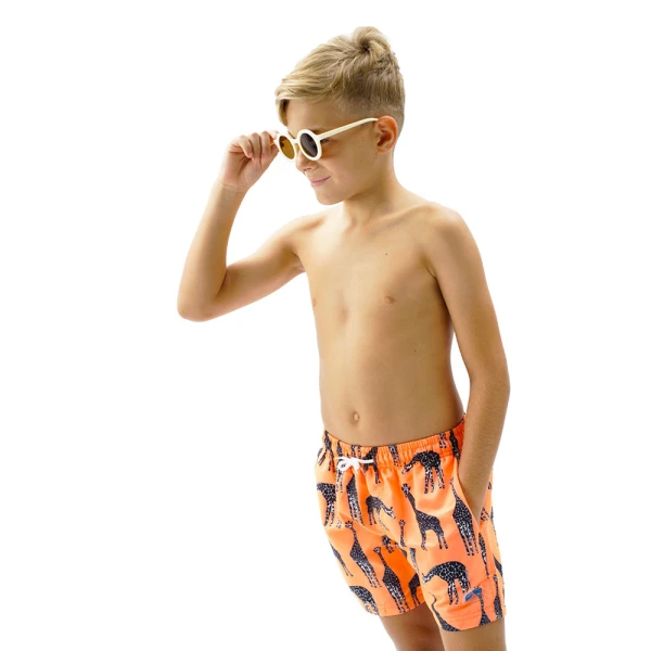 ENERGIERS BOY\'S SWIMMING SHORTS EXOTIC ORANGE