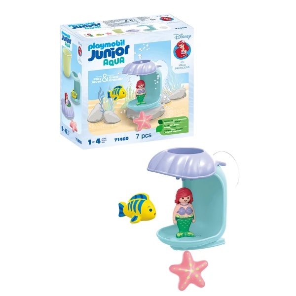 PLAYMOBIL JUNIOR & DISNEY ARIEL\'S SHELL SHOWER