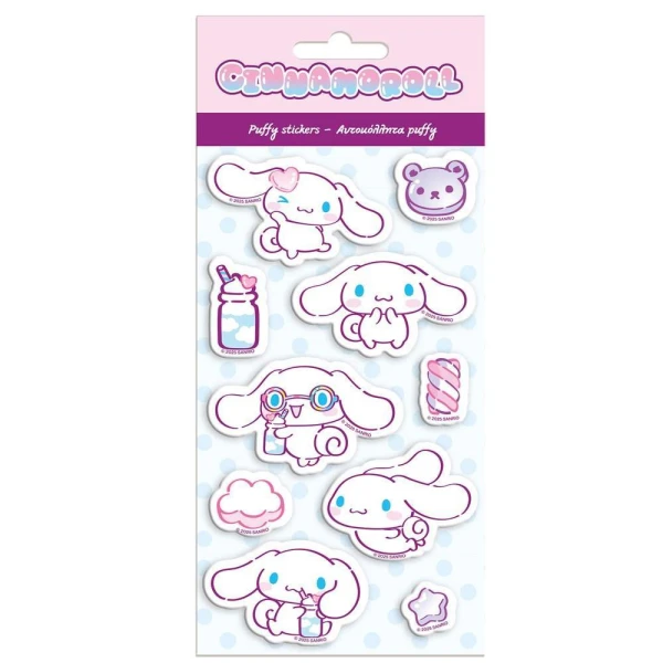 PUFFY STICKERS 10X22 cm - CINAMOROLL