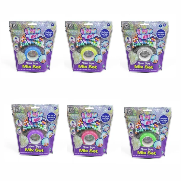 NANO ART TAPE MIX - 6 DESIGNS