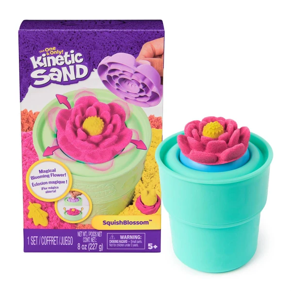 KINETIC SAND MAGICAL FLOWER SQUISH BLOSSOM