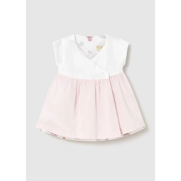 MAYORAL DRESS REVERSIBLE PINK