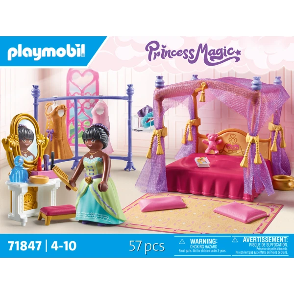 PLAYMOBIL PRINCESS MAGIC BEDROOM WITH DRESSING ROOM