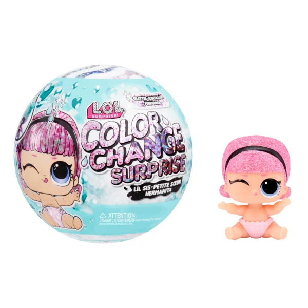 L.O.L. SURPRISE! GLITTER COLOR CHANGE ΚΟΥΚΛΑ ΑΔΕΡΦΟΥΛΑ